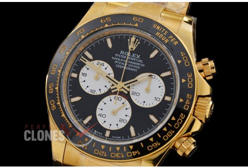 0 0 0 0 0 0 RLDF-126528-101W QF 904L Steel Le Mans Daytona 126528LN YG/CER/YG Black Sticks 4132 Superclone - 72 Hours Power Reserve Movement / Extra Weighted