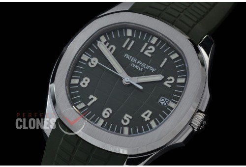 0 0 PPAQ-5167-014 DDF Aquanaut 5167 42mm SS/RU Green Asian Clone Calibre 324SC