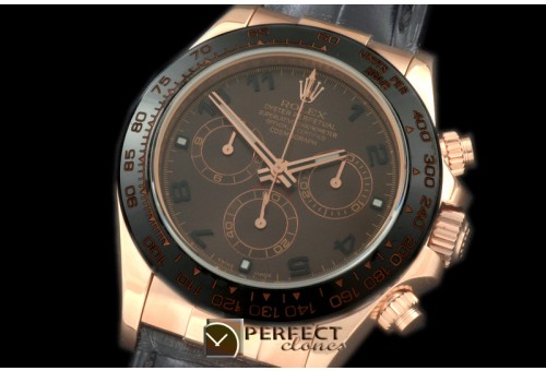 RLDFR00327 Daytona 116515 RG/Cer/LE Brown A-775Sec@