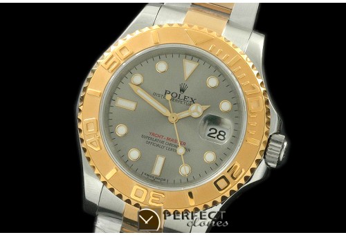 0RYMENT00081 JF 16623 Yachtmaster Men TT Grey A-2836