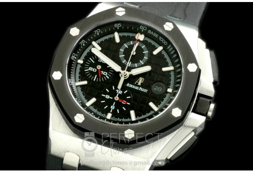 AP26400-104 Royal Oak Offshore 26400 SS/RU Black A-7750