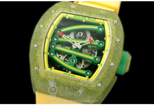 RM059-01-101 Yohan Blake Tourbillon Green FC/RU Asian H/W