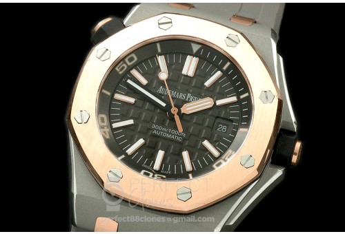 APD-L-116 Royal Oak Diver QE Cup CER/RU Grey A-2813/3120