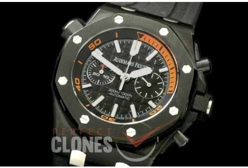 APDC-070 Royal Oak Diver Chrono PVD/RU Black Asia 7750