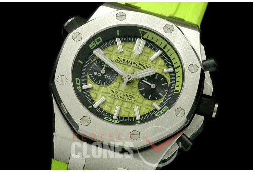 APDC-053 Royal Oak Diver Chrono SS/RU Green Asia 7750