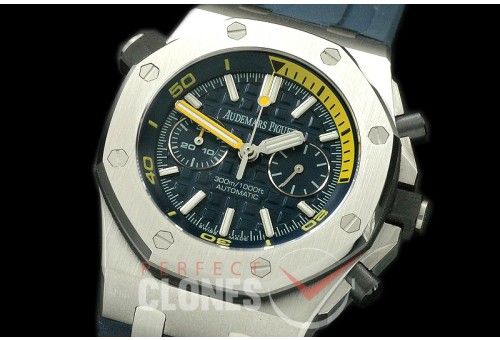 APDC-052 Royal Oak Diver Chrono SS/RU Blue Asia 7750
