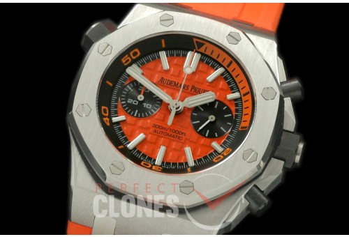 APDC-055 Royal Oak Diver Chrono SS/RU Orange Asia 7750