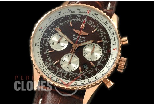 BLN01-145L Navitimer 01 RG/LE Bronze Stk Asian 7750 28800
