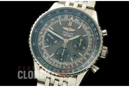 BLN01-098 Navitimer 01 SS/SS Grey Stk Asian 7750 28800