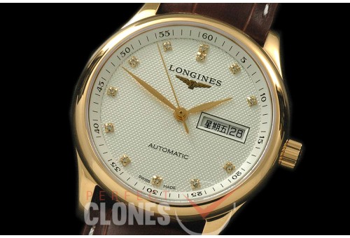 LG00068 Master Automatic Daydate YG/LE Diam A-2836