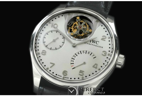 IWPTB00121 Portugese Mystere Tourbillon SS/LE White Tourbillon