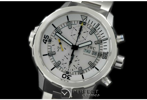 IWAQT20021S 2014 Aquatimer Cousteau Diver SS/SS White A-7750