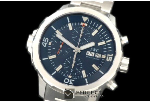 IWAQT20023S 2014 Aquatimer Cousteau Diver SS/SS Blue A-7750