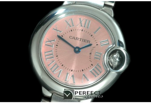 CARBA00115 Ballon Bleu de Cartier Ladies SS Pink Swiss Quart