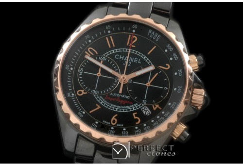 CHA00014 Superleggera Chrono RG/CER Black Japanese Qtz Jap OS 20