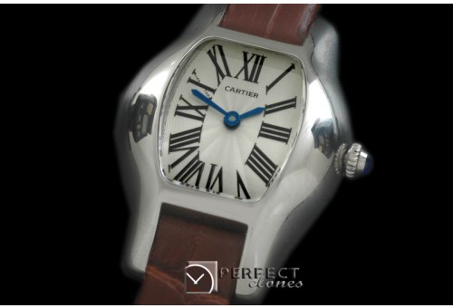 CAR-TOR-201 Tortue De Cartier SS/LE White Swiss Quartz