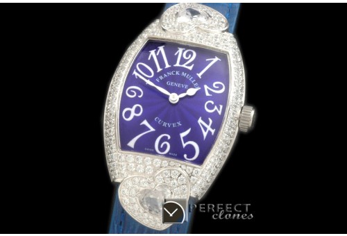 FMDH-116 Curvex Diamond Heart SS/LE Blue Jap Qtz