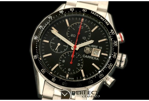 TGCA00142 Carrera 43mm Chrono SS/SS Blk A-77528.8