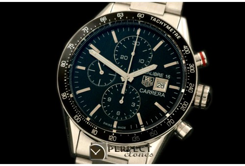 TGCA00143 Carrera 43mm Chrono SS/SS Blk A-77528.8