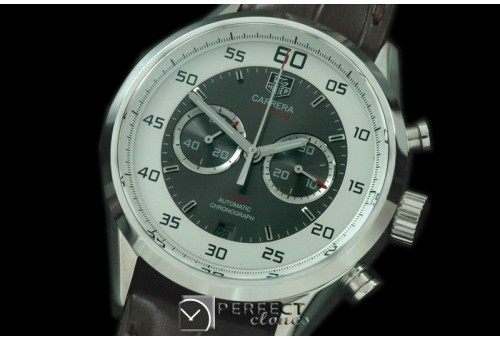 TG36F-101L Calibre 36 Flyback SS/LE White/Grey A-7750