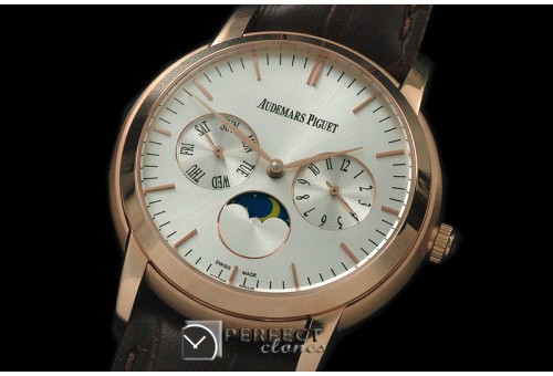 0 APJA00026 Jules Audemars MP Calender RG/LE Silver M-9100