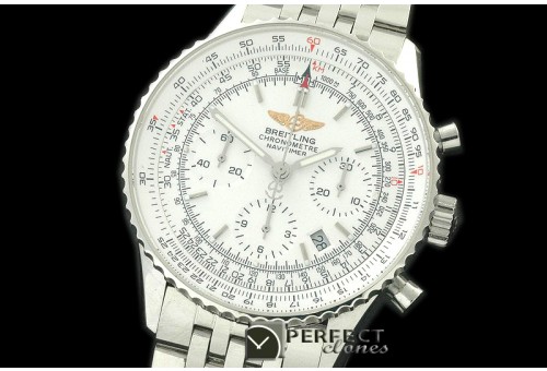 BLN01-101 Navitimer 01 SS/SS White Stk Asian 7750 28800