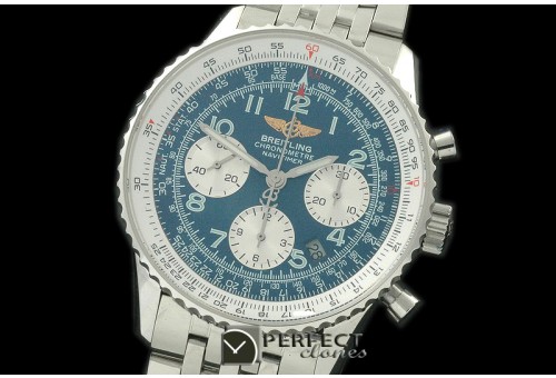 BLN01-108 Navitimer 01 SS/SS Blue Num Asian 7750 28800