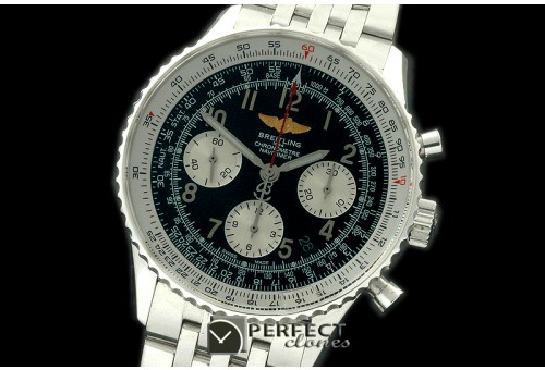 BLN01-107 Navitimer 01 SS/SS Black Num Asian 7750 28800