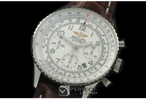 BLN01-106L Navitimer 01 SS/LE White Num Asian 7750 28800