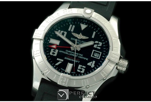 BLSW00057 Seawolf II GMT 2015 SS/RU Black Num A-2836