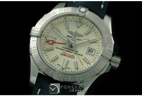 BLSW00051L Seawolf II GMT 2015 SS/LE White Stick A-2836