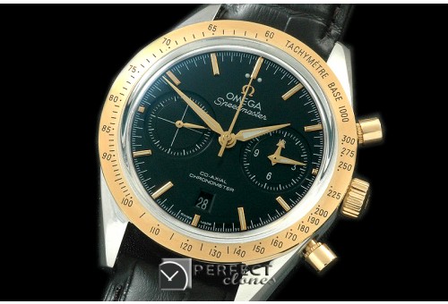 OMSP00092 Speedmaster Moon Watch SS/YG/LE Black Stick A-7750