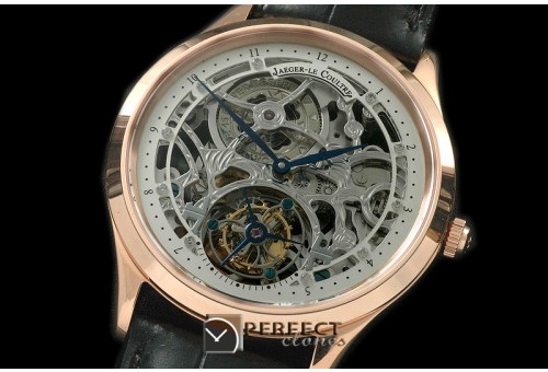 0JL00766 Master Skeleton Tourbillon RG/LE White Flying Tourbillo