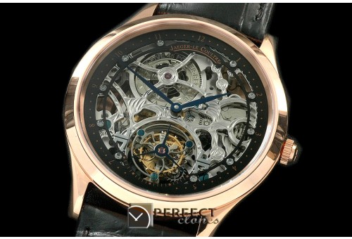 0JL00767 Master Skeleton Tourbillon RG/LE Black Flying Tourbillo