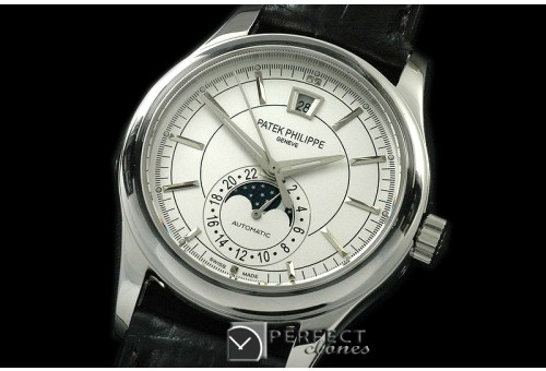 PP5205-101 Classic Complications SS/LE White M-9100