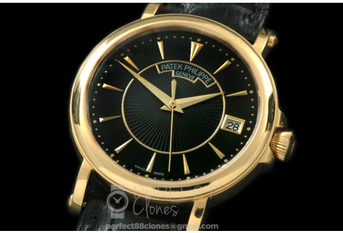 PP00608 5153 Calatrava YG/LE Blk M-9015