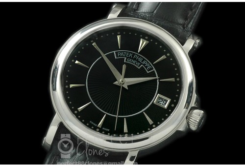 PP00604 5153 Calatrava SS/LE Blk M-9015