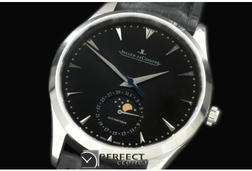 JLMC-082 Master Calender Auto SS/LE Black J-9015