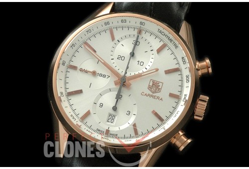 00TG1887-016L Carrera 1887 Chrono SS/LE White A-7750 28800
