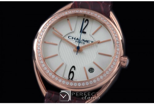 CT10036D Liens Ladies RG/LE White Swiss Eta Qtz c/w boxset