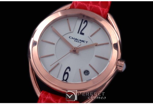 CT10037 Liens Ladies RG/LE White Swiss Eta Qtz c/w boxset