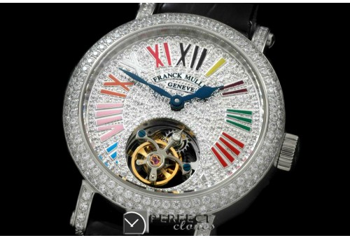 FMRD01002 Ronde Crazy Colours SS/LE Diam Roman Tourbillon