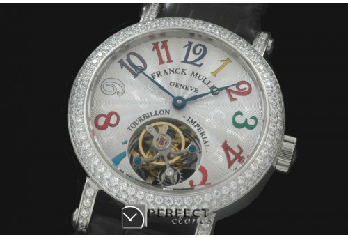 FMRD01011 Ronde Crazy Colours SS/LE White Arabic Tourbillon
