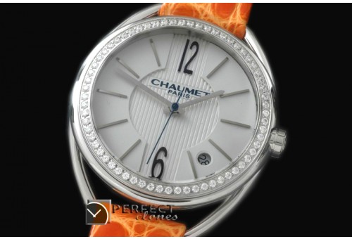 CT10032D Liens Ladies SS/LE White Swiss Eta Qtz c/w boxset