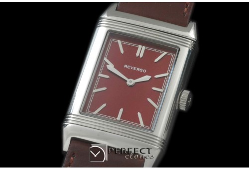 JLR-094 Reverso Classique SS/LE Brown Stk Jap Quartz