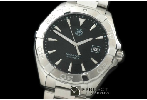 TGAQ01022 AquaRacer 300M SS/SS Black Jap Qtz