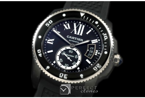 CARCC00189R Calibre de Cartier Diver PVD/RU Black 2813