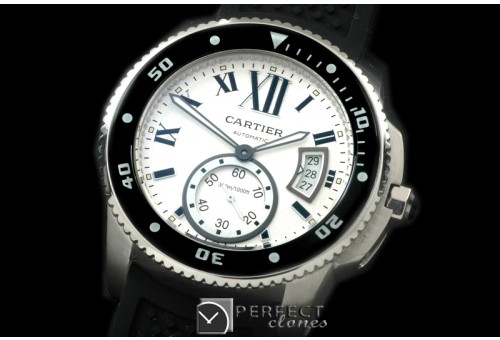 CARCC00181R Calibre de Cartier Diver SS/RU White 2813
