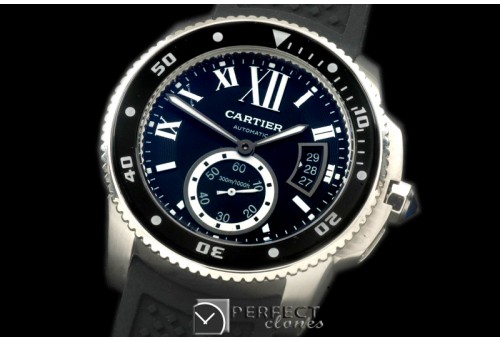 CARCC00182R Calibre de Cartier Diver SS/RU Black 2813