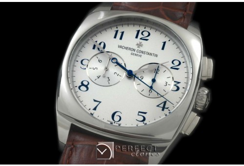 VCH-101 Harmony Chronographe SS/LE White A-2813